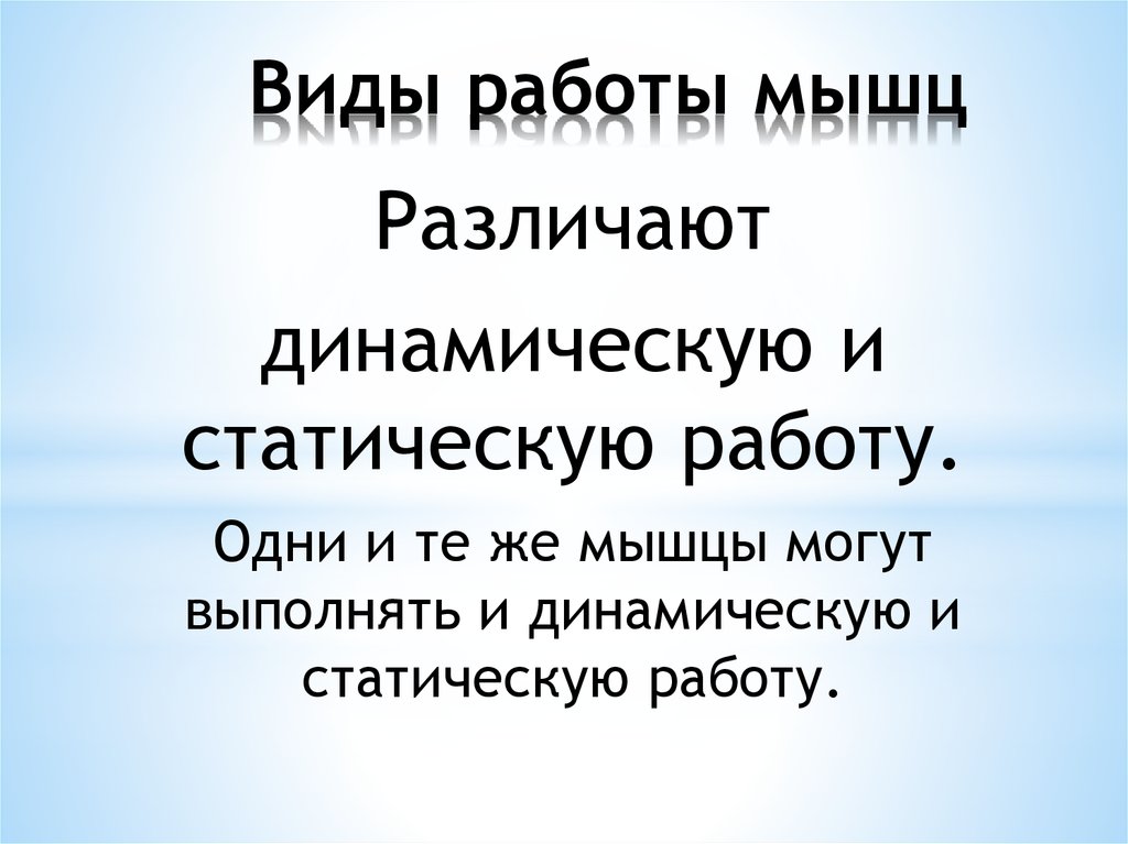 Исследовательский проект динамическая и статическая работа