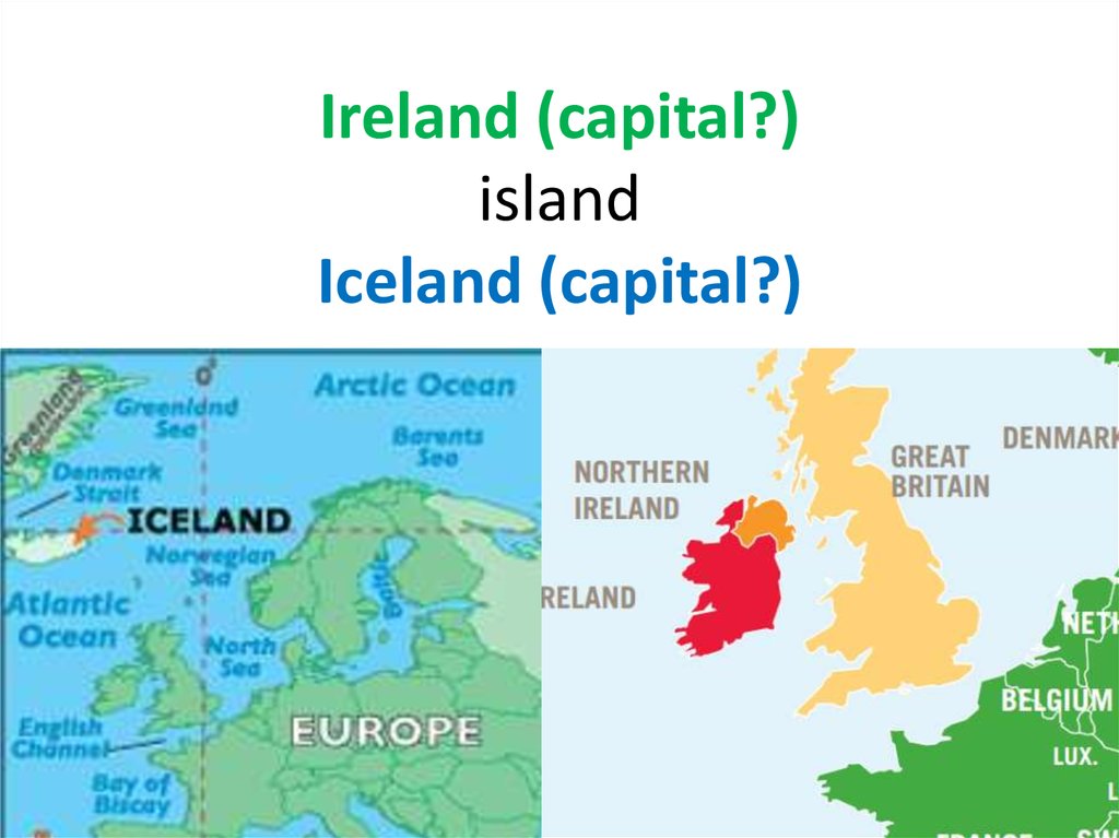 Ireland consists of. Расположите острова Ирландия Исландия Сардиния.