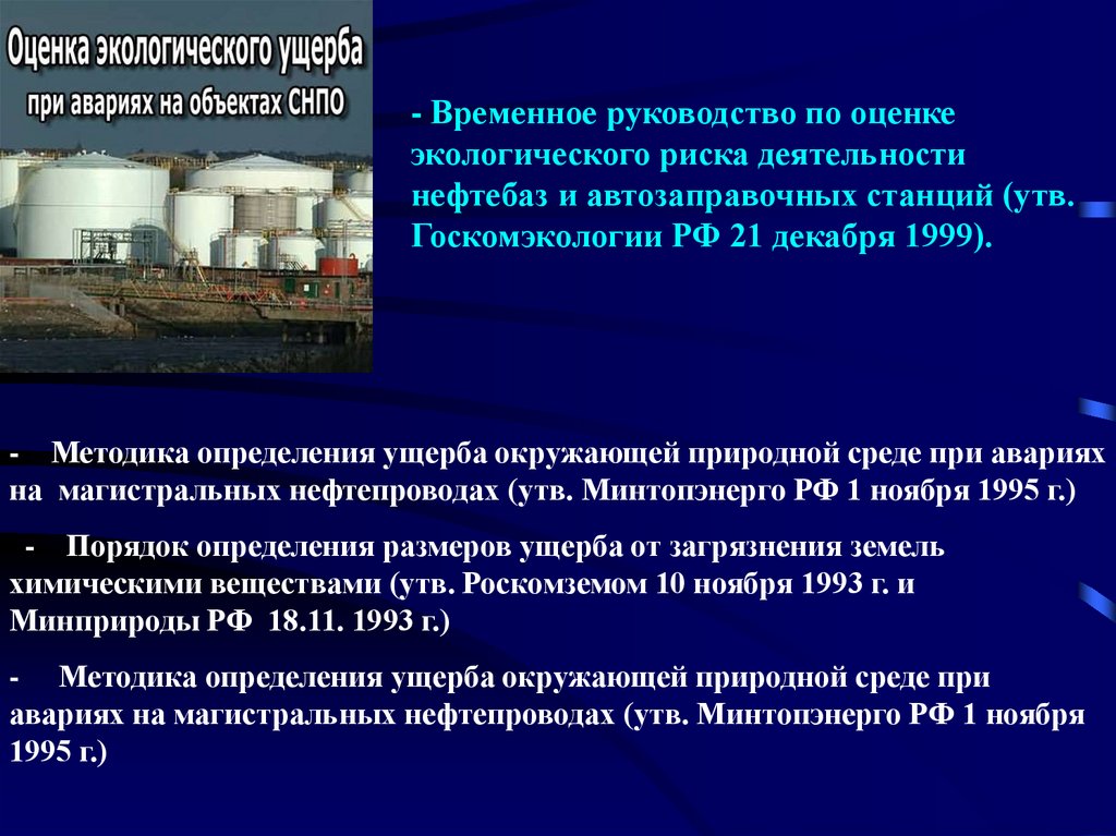 Оценка экологического ущерба. Методика определения ущерба.. Методы оценки экологического ущерба. Методы оценки ущерба при ЧС.