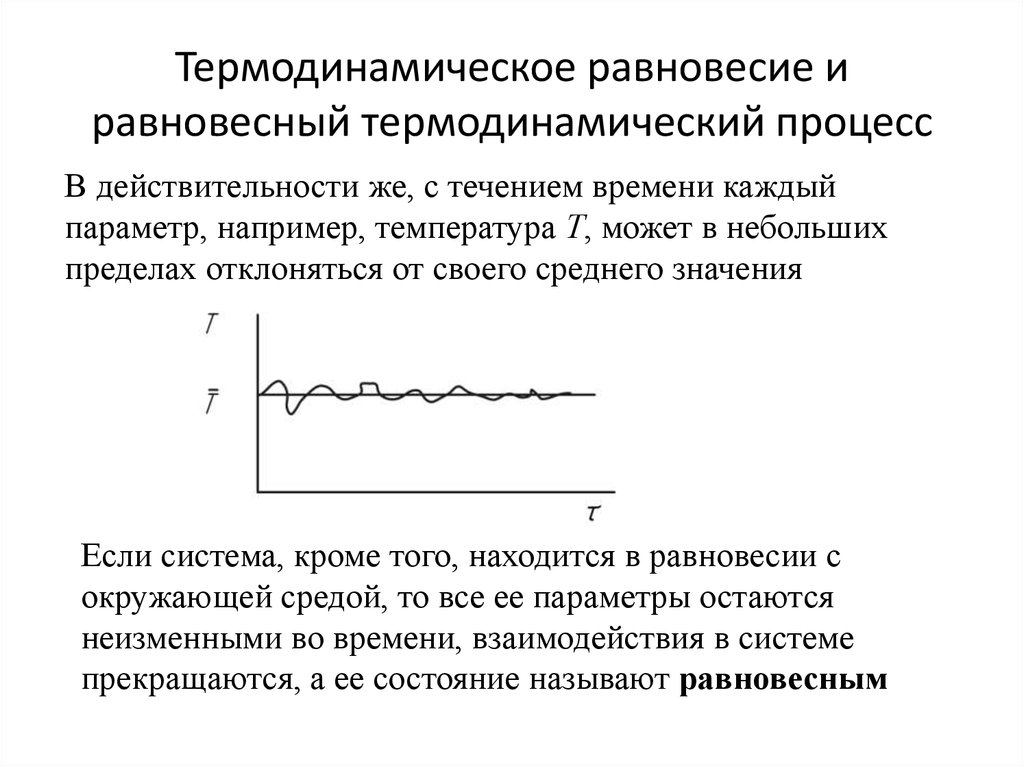 Термодинамическое равновесие и равновесный термодинамический процесс