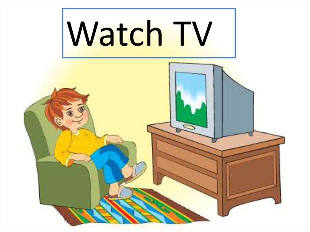 I watch television. Watch TV картинка. Мальчик смотрит телевизор рисунок. Телевизор по английскому. Картина для детей watch TV.