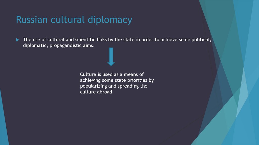 Russian cultural diplomacy
