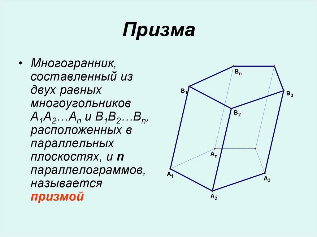 Презентация на тему призмы