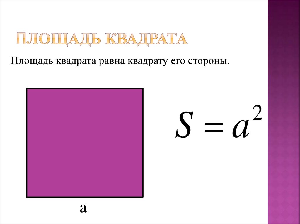 Площадь квадрата 4 как найти сторону. Площадь квадрата формула. Как вычислить площадь квадрата формула. Формула нахождения площади квадрата. Как найти площадь квадрата 8 класс.