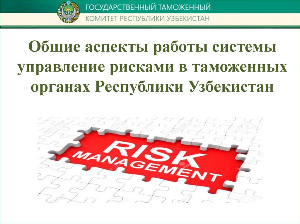 Управление рисками в таможенном деле. Сур система управления рисками.