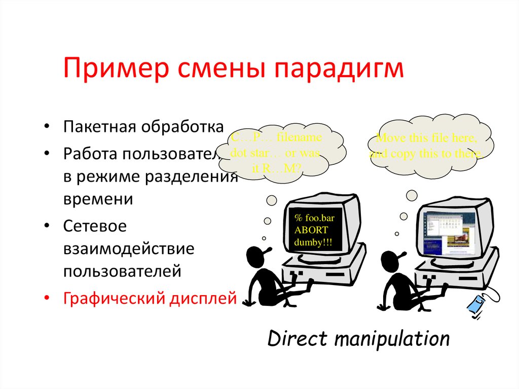 Примером смены. Примеры пакетной обработки. Сетевая парадигма. Разработка веб сайтов paradigma.