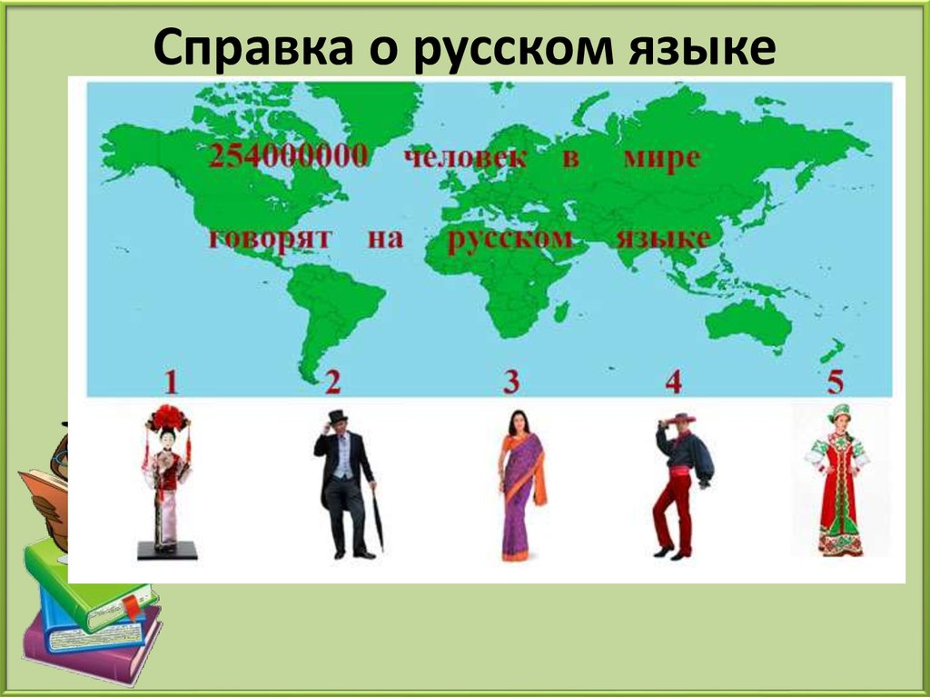 Справка о русском языке