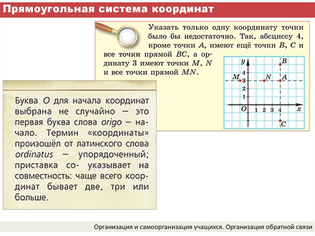 Презентация прямоугольная система координат 6 класс презентация