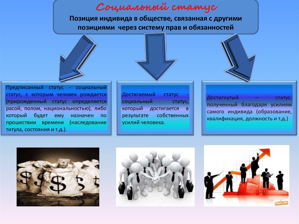 Социальное положение в обществе