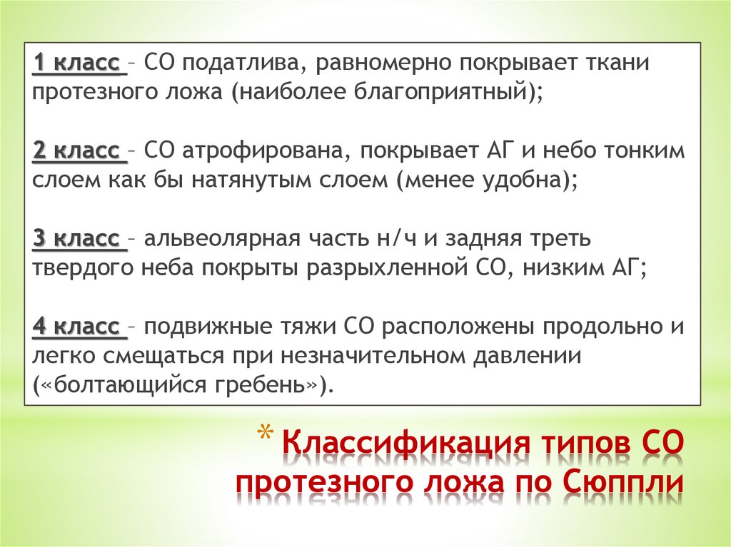 Податливость слизистой оболочки по люнду