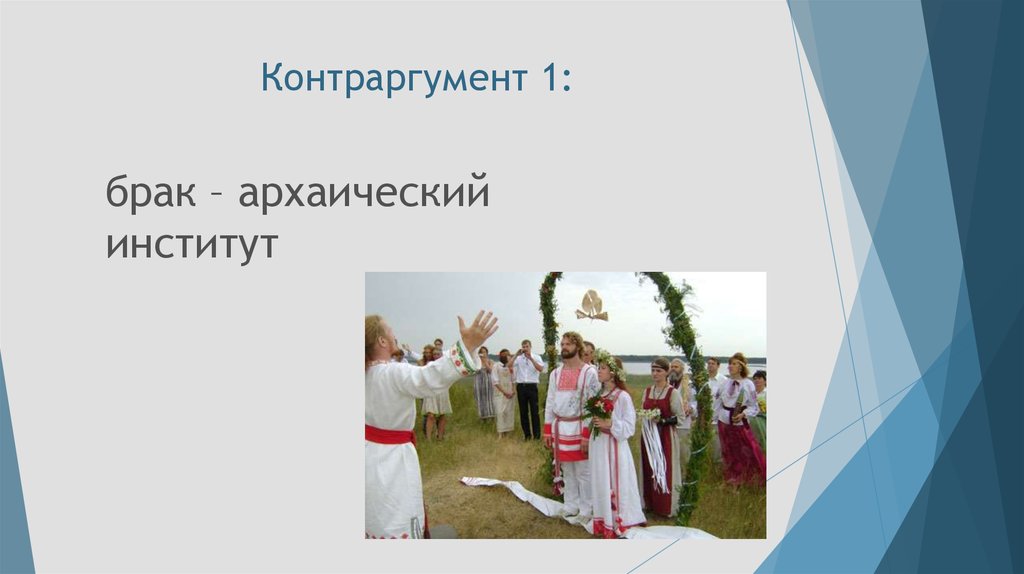 Контраргумент 1: