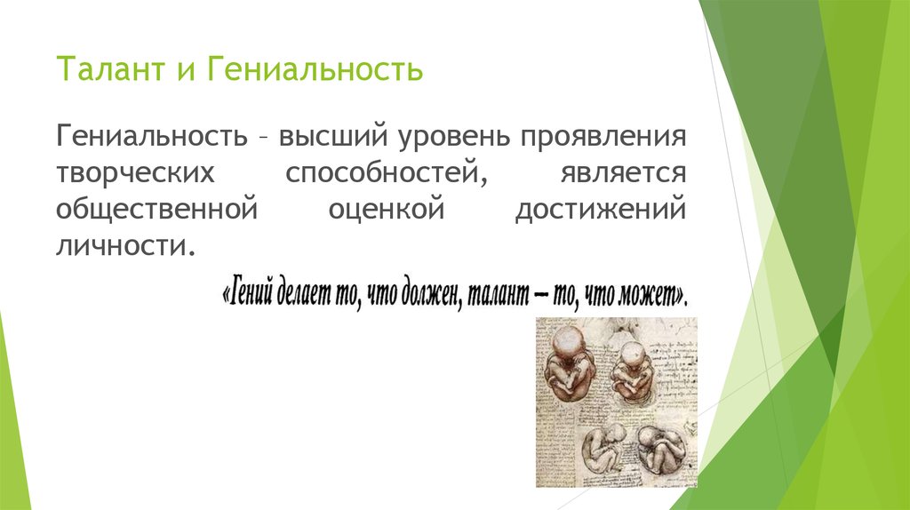 3 наивысшим уровнем развития способностей является гениальность. Талант и гениальность. Пример таланта и гениальности.