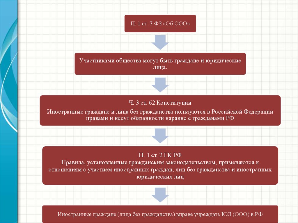 Правовое положение субъектов мчп