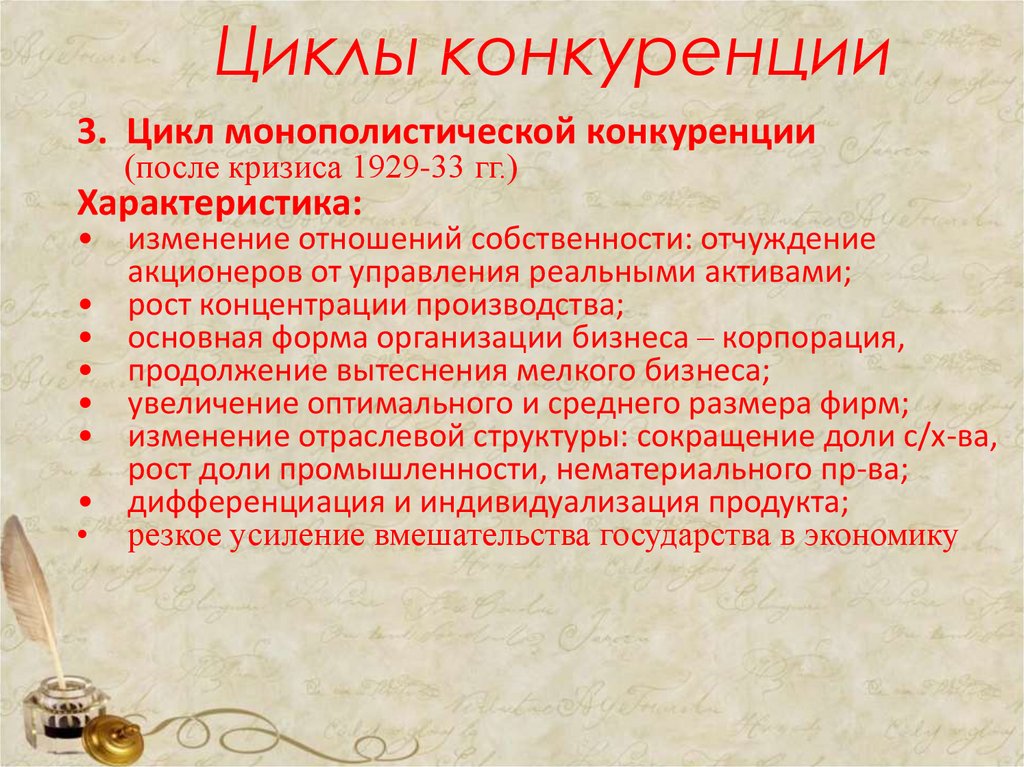 Циклы конкуренции