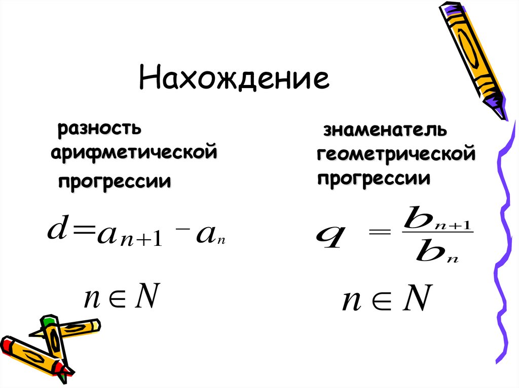 Презентация определение геометрической прогрессии 9 класс макарычев