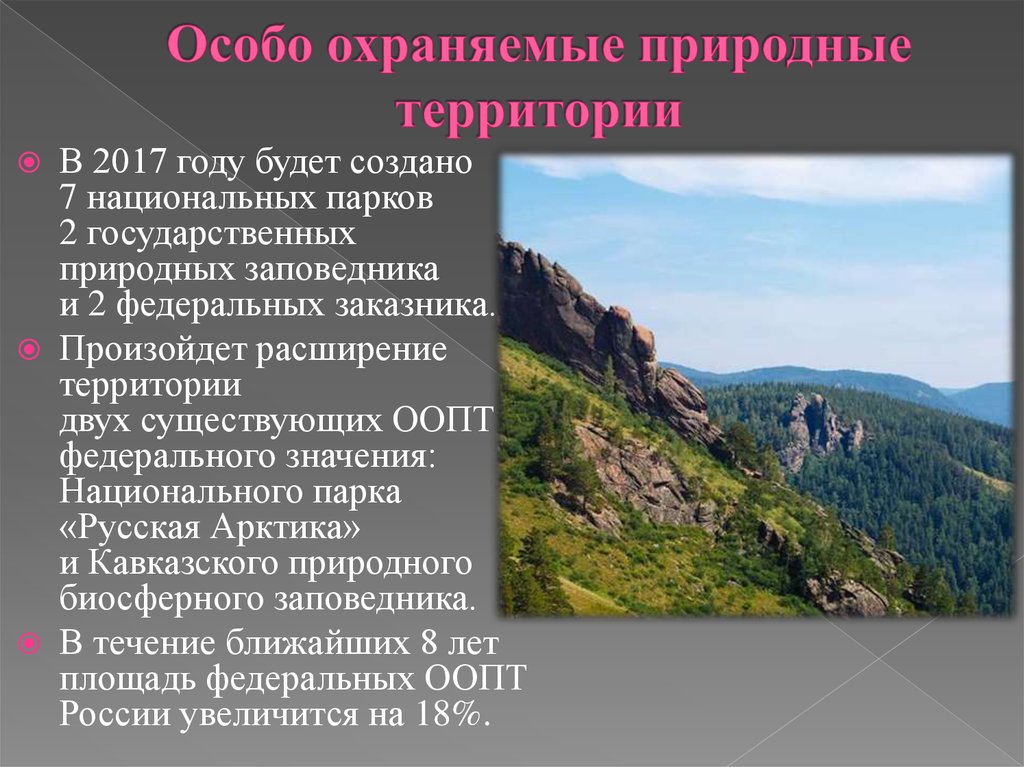 На территории природного национального парка