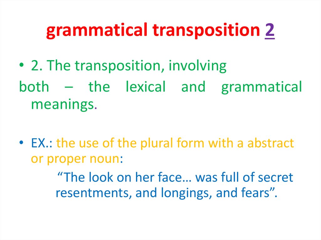 Grammar examples