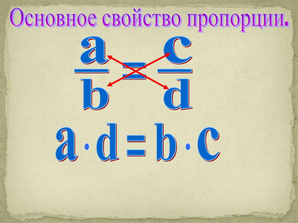 Составь пропорции по картинке