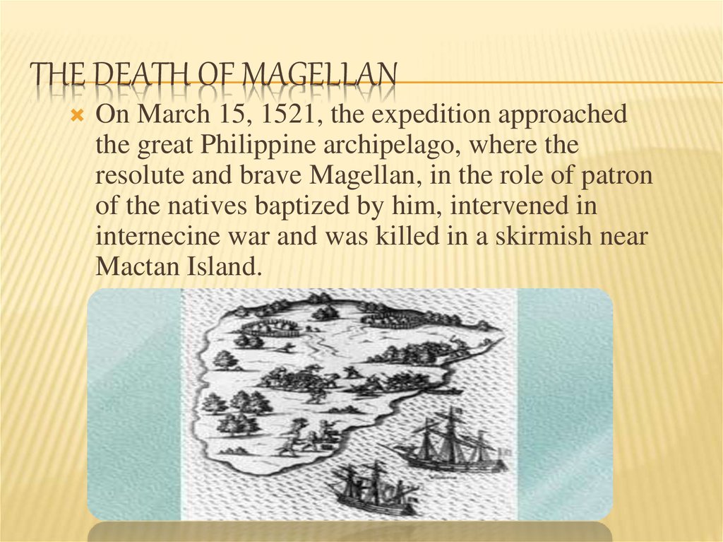 The Death of Magellan, 1521