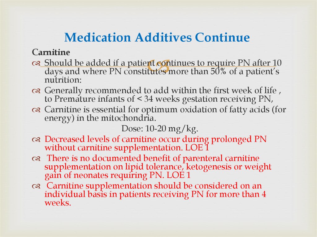 Medication Additives Continue