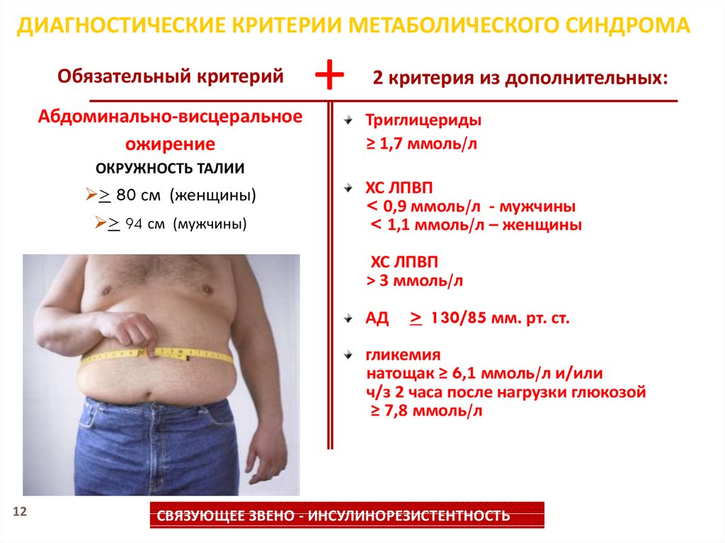 Метаболический синдром картинки для презентации