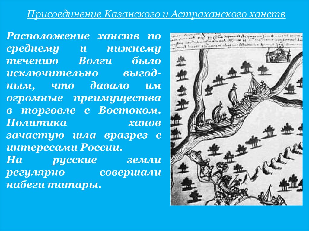 Процесс присоединения казанского ханства