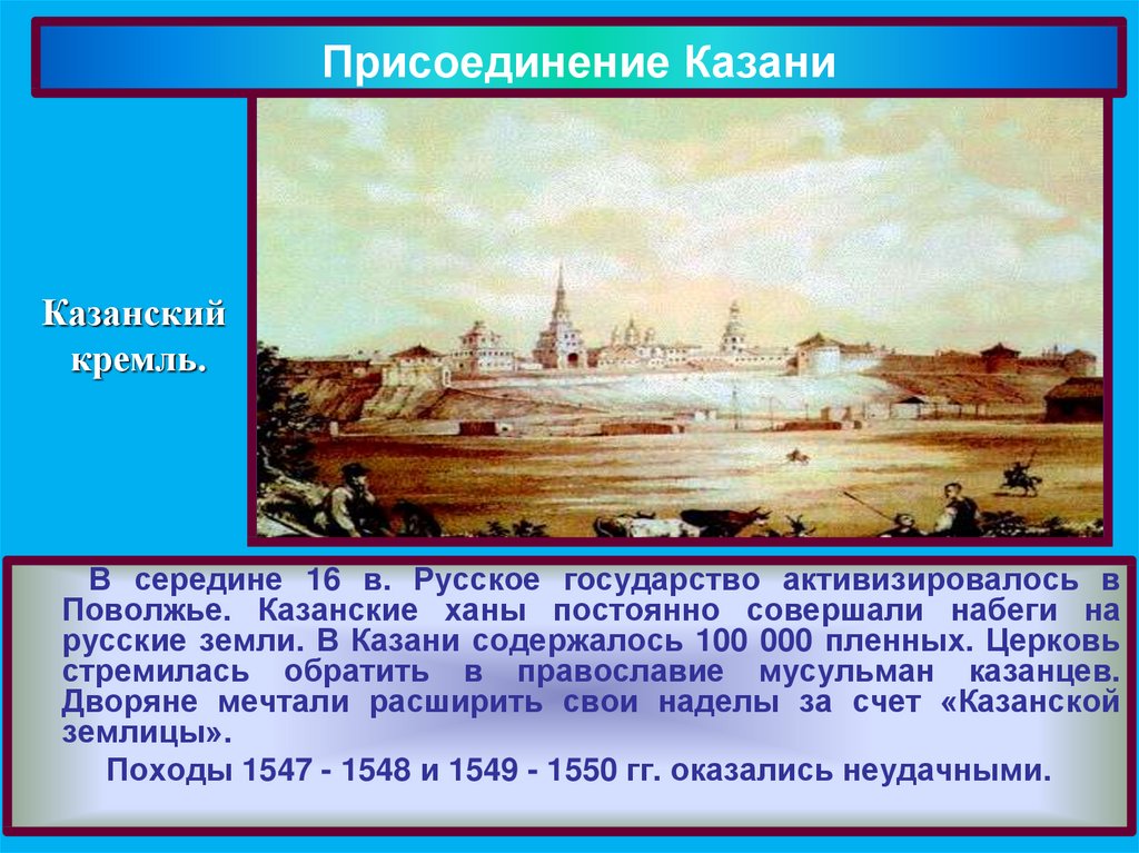 Кто присоединил казань к московскому. Присоединение Казани. Присоединение Казани презентация. Причины присоединения Казани. Когда присоединили Казань.