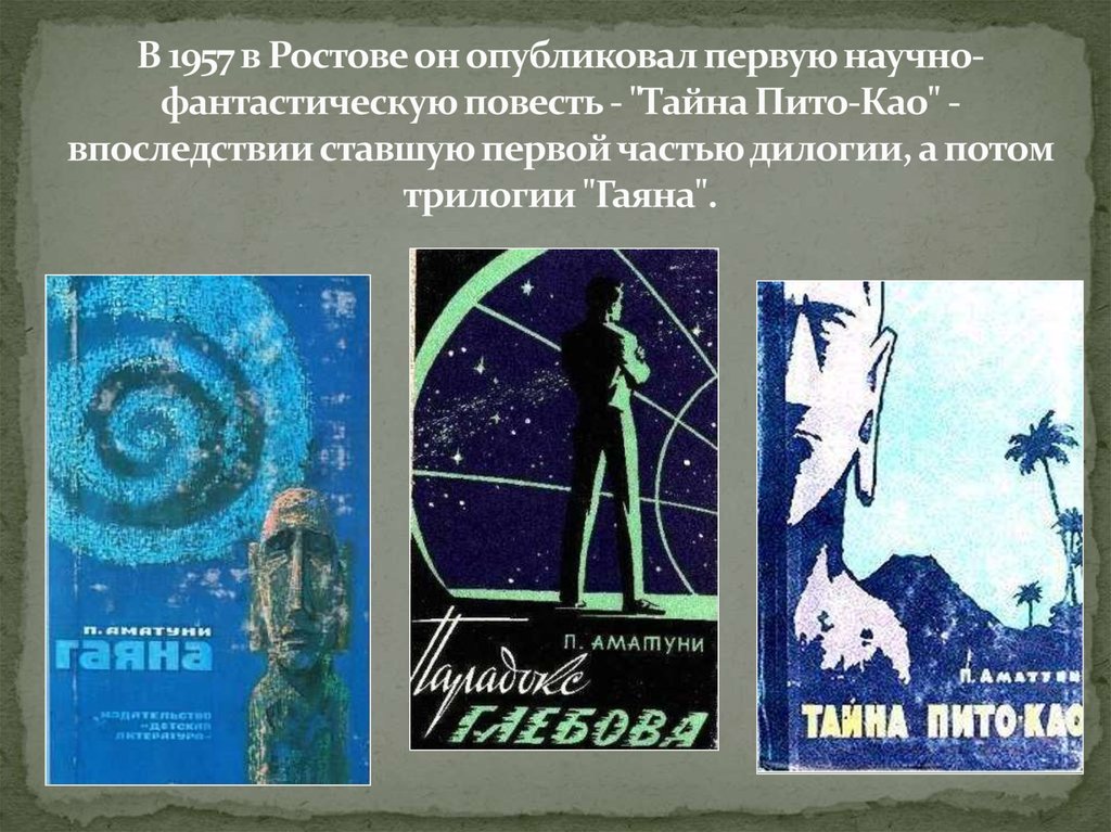 Фантастическая повесть. Трилогия «Гаяна». Гаяна книга. Гаяна книга фантастика. Тайна Пито-као (1957).