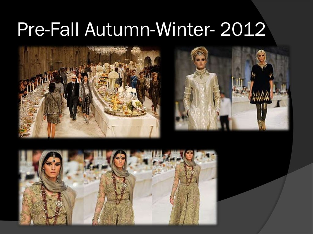 Pre-Fall Autumn-Winter- 2012