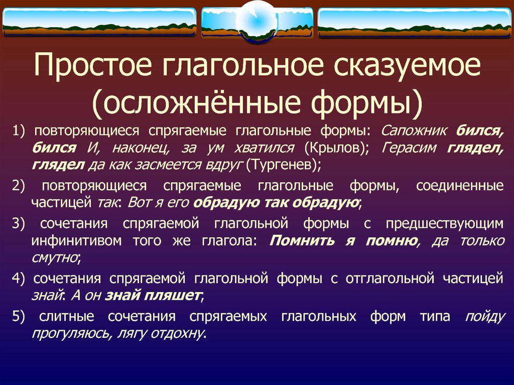 Простое глагольное. Осложненные формы простого глагольного сказуемого. Осложненное простое глагольное сказуемое. Осложнение простого глагольного сказуемого. Простое осложненное сказуемое.