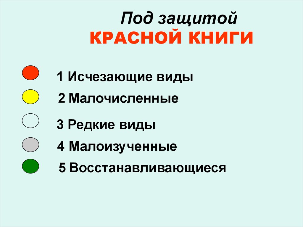 Красная книга казахстана презентация