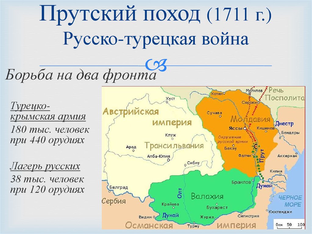 Прутский поход (1711 г.) Русско-турецкая война