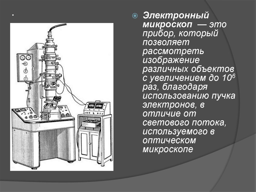 Электронная микроскопия принцип микроскопии