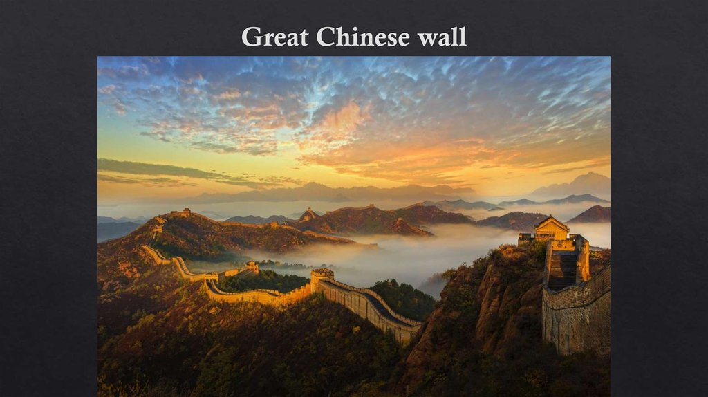 Great Chinese wall