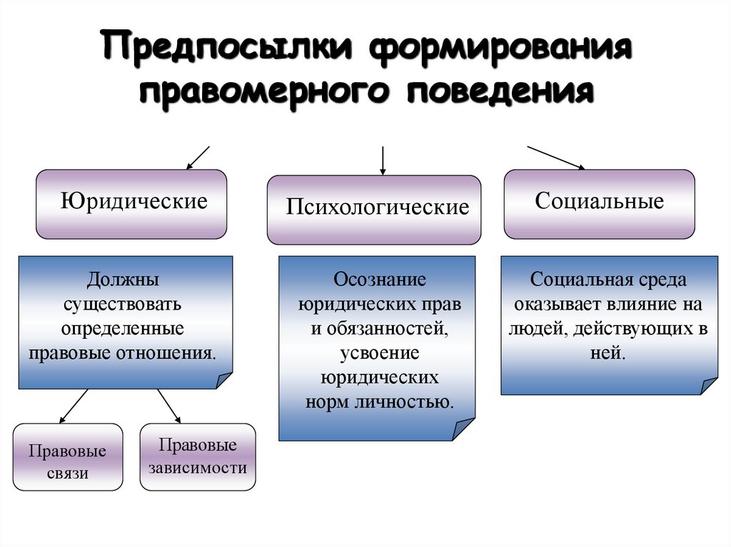 Правомерное поведение и правовая культура. Функции правомерного поведения. Виды правомерного поведения. Предпосылки формирования правомерного поведения. Основные виды правомерного поведения.