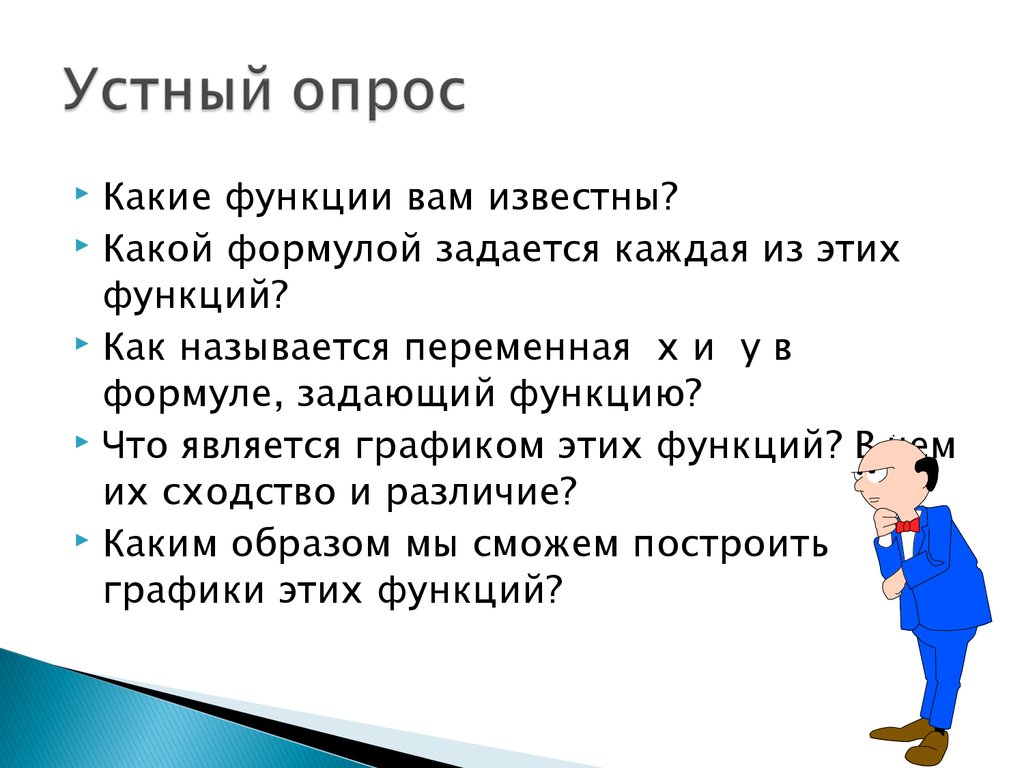 Устный опрос. Назовите виды устного опроса.. Устный опрос пример. Какие функции вам известны?.