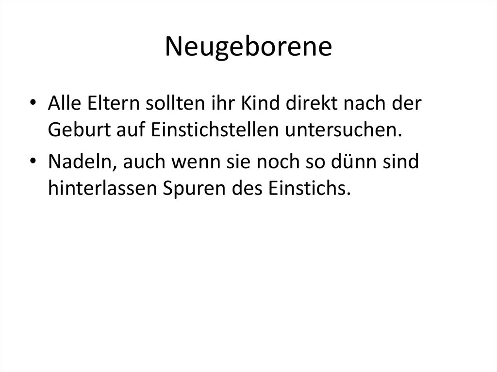 Neugeborene