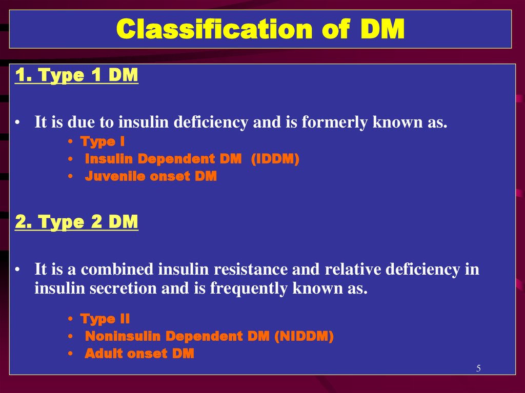 insulin dependent diabetes mellitus ppt