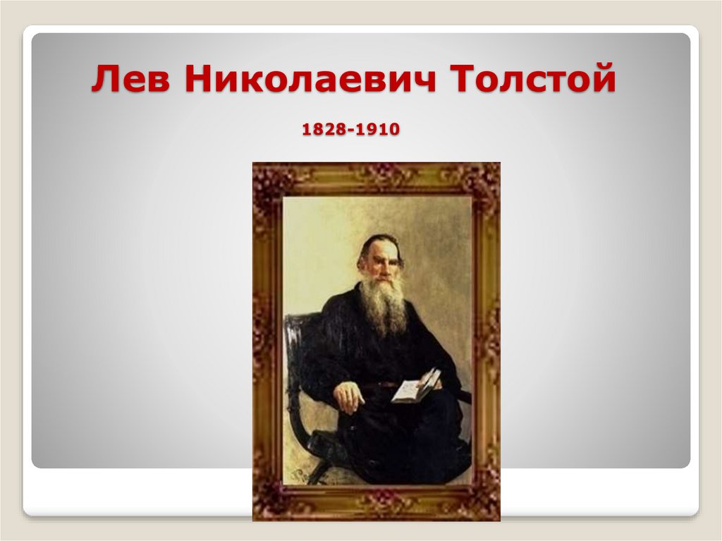 Лев Николаевич Толстой 1828-1910