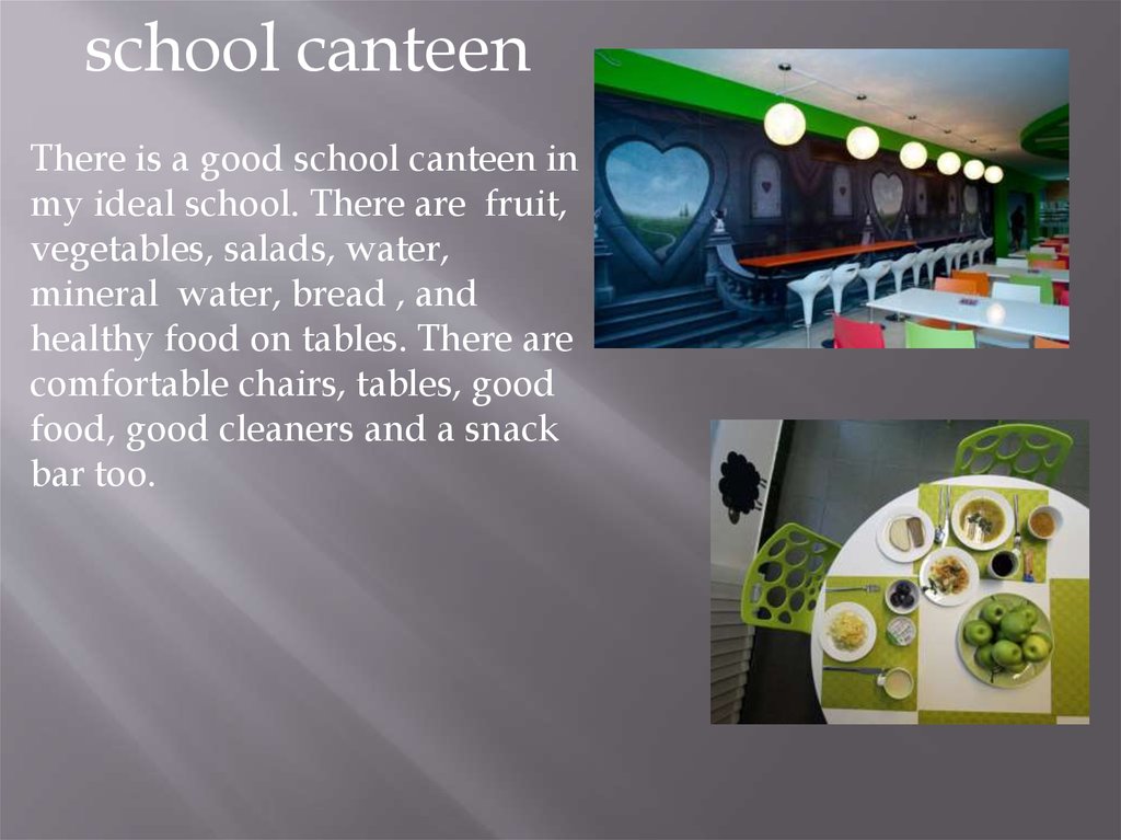 article about school canteen essay