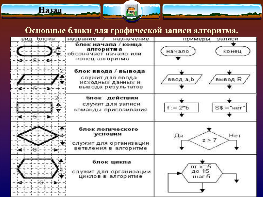 Алгоритм виды блоков. Блоки алгоритмов в информатике. Элементы алгоритма Информатика. Название блоков алгоритма. Блок схемы алгоритмов Размеры.