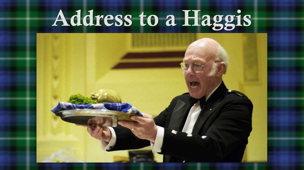 Address to a Haggis