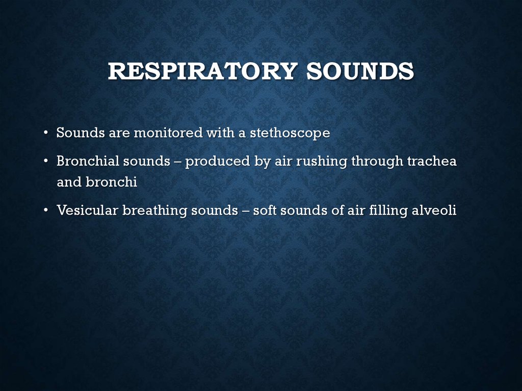 Respiratory Sounds