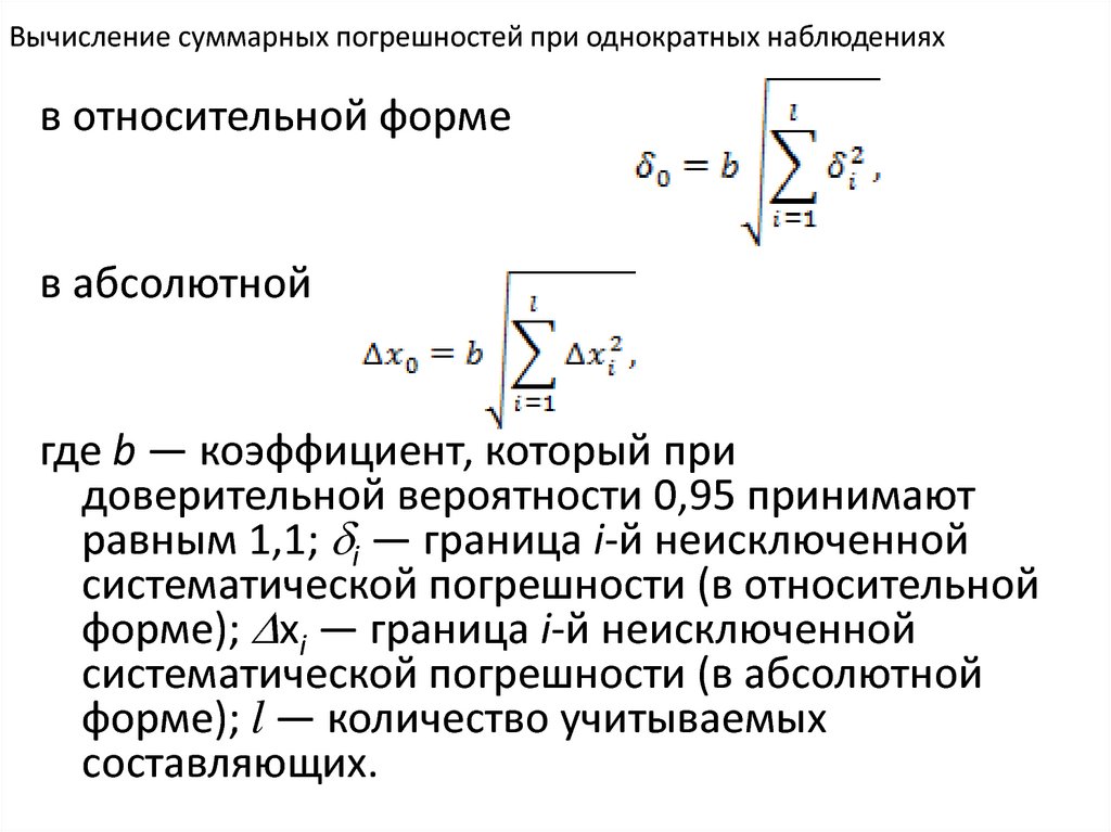 Рисунок погрешностей