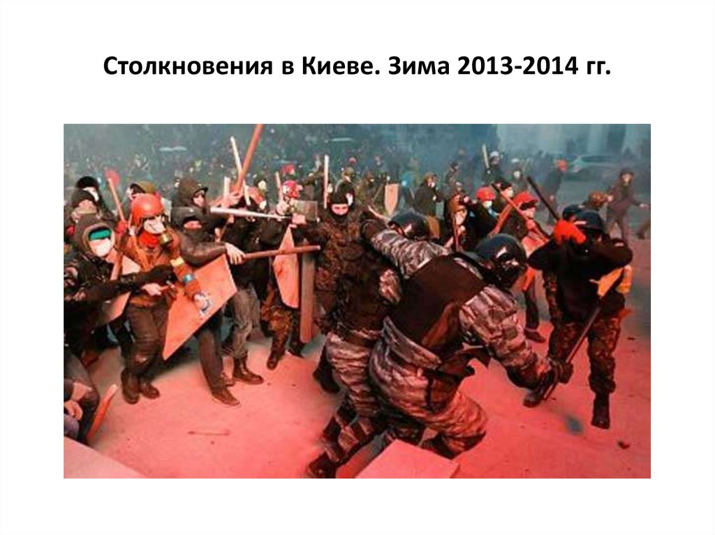 Столкновения в Киеве. Зима 2013-2014 гг.