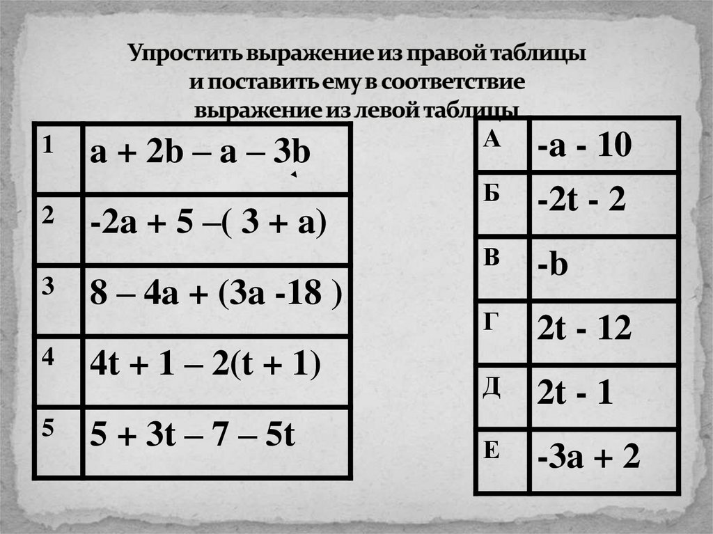 В соответствии с выражением