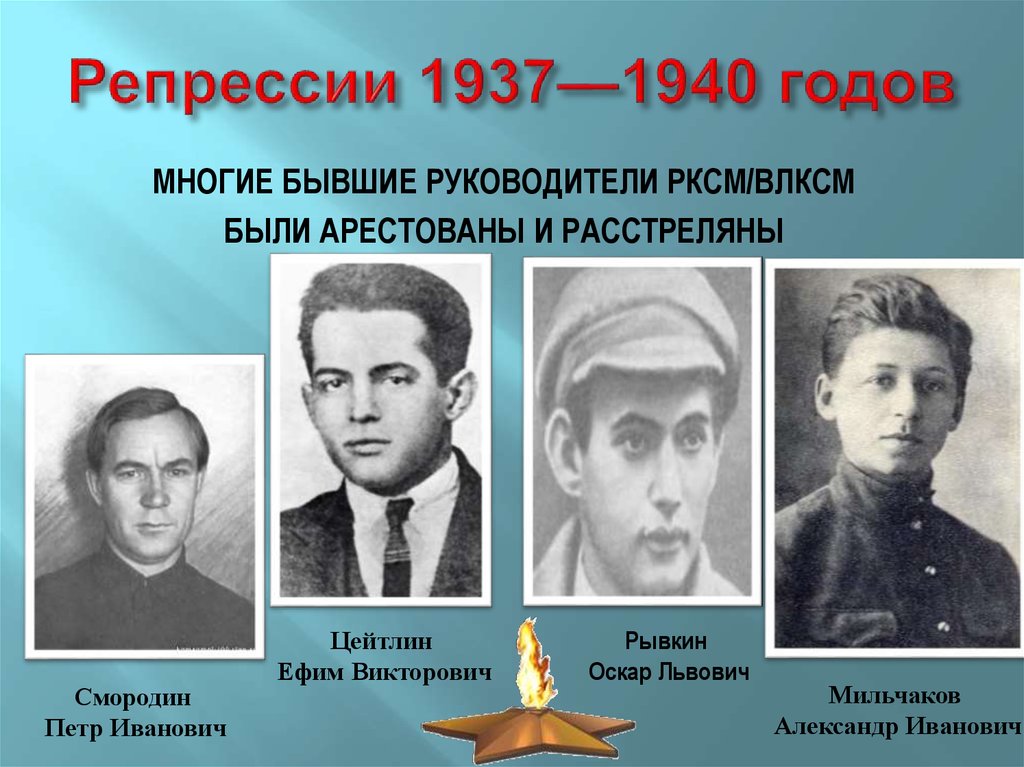 Репрессии 1937—1940 годов