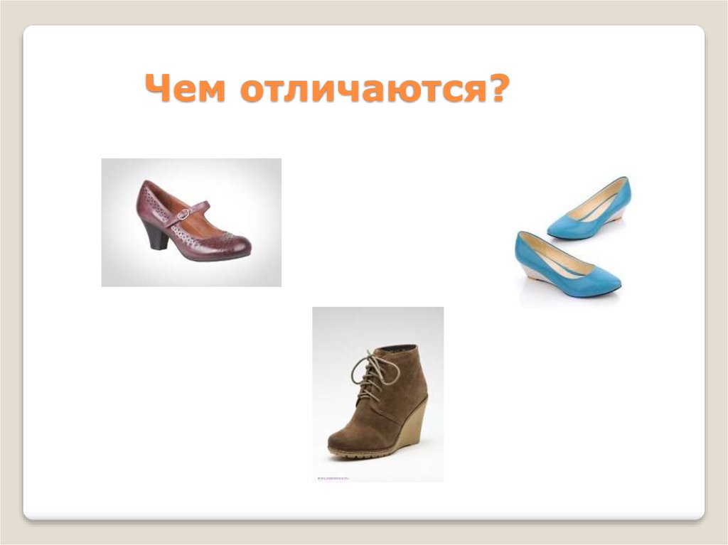 Как отличить обувь. Слайды обувь. Презентация обувные товары. Обувь по виду. Сезонная обувь.