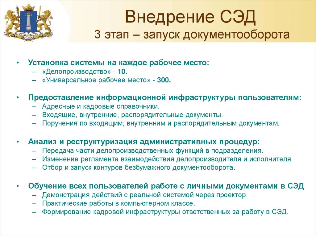 Система электронного документооборота. Внедрение СЭД. Реализация электронного документооборота. План внедрения электронного документооборота в организации.