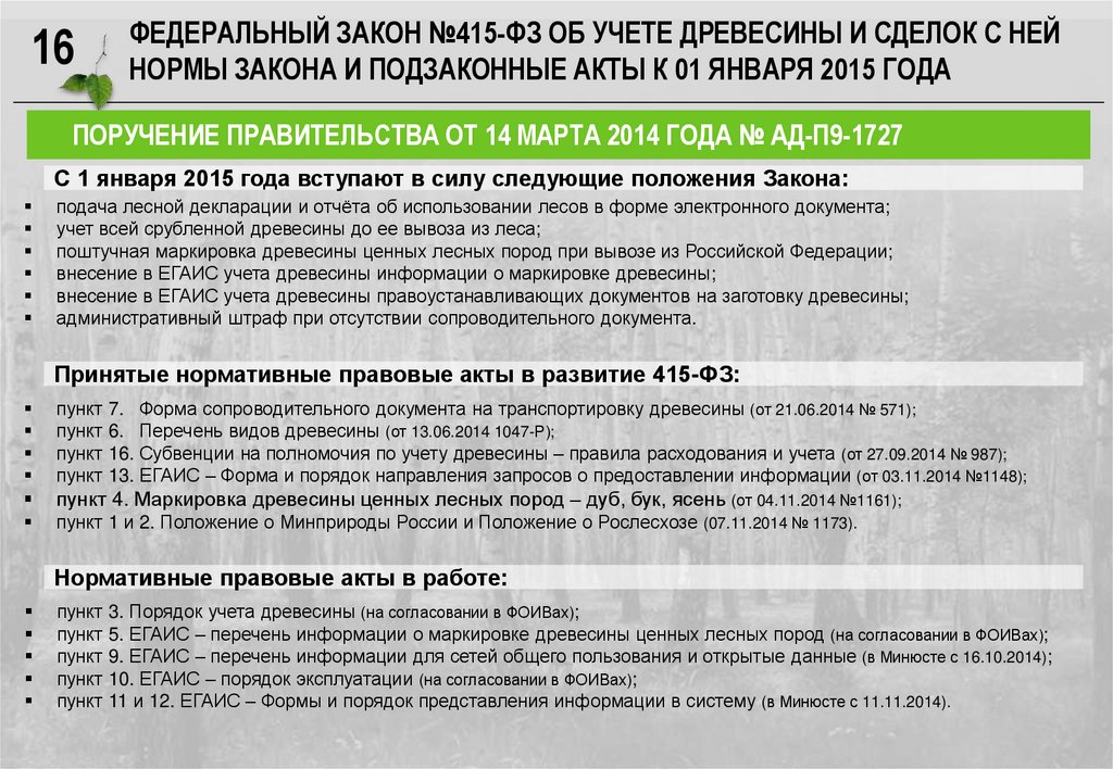 Фз декабрь 2013. Документы учета древесины. Акт учёта древесины. 415 ФЗ об учете древесины. Документы учета древесины и сделок с ней.